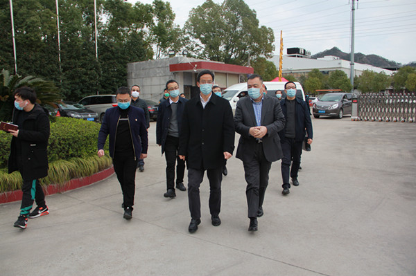 臺州市委常委組織部長呂志良調研萬邦德制藥集團協調解決企業發展難題